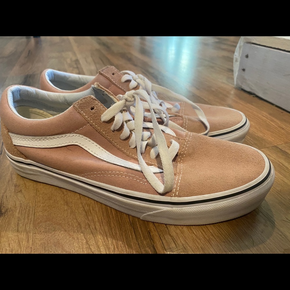 Worn Once Peach Vans